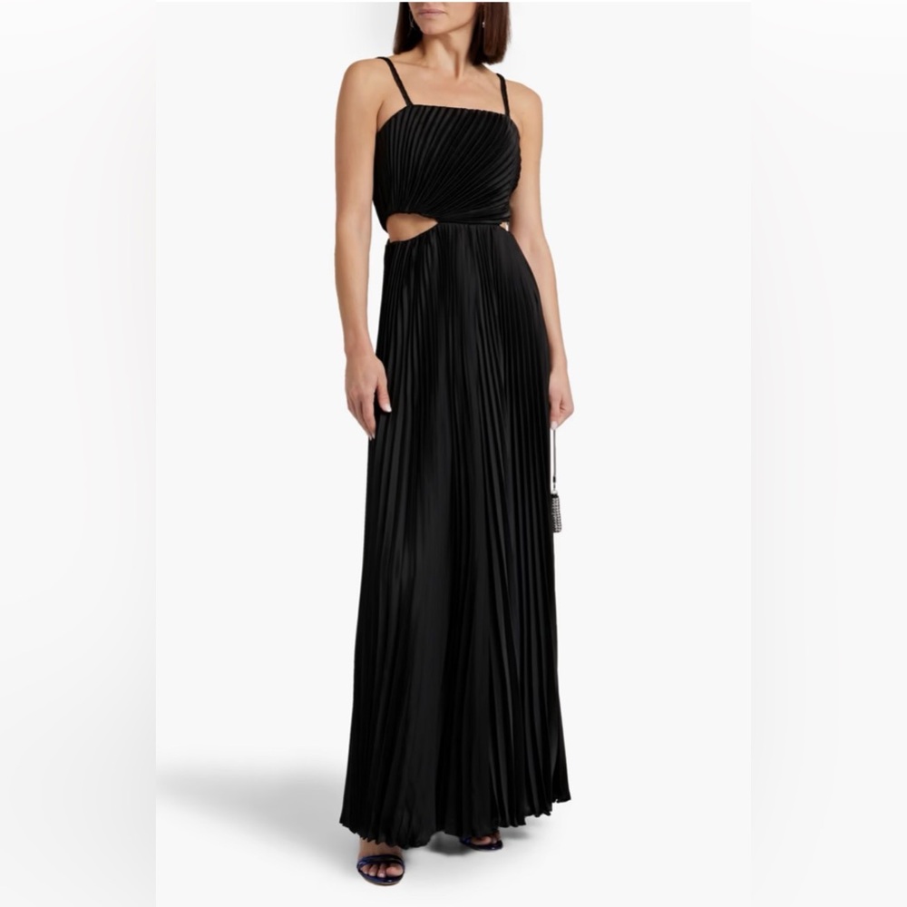 NWT ALICE + OLIVA PLEATED JUMPSUIT